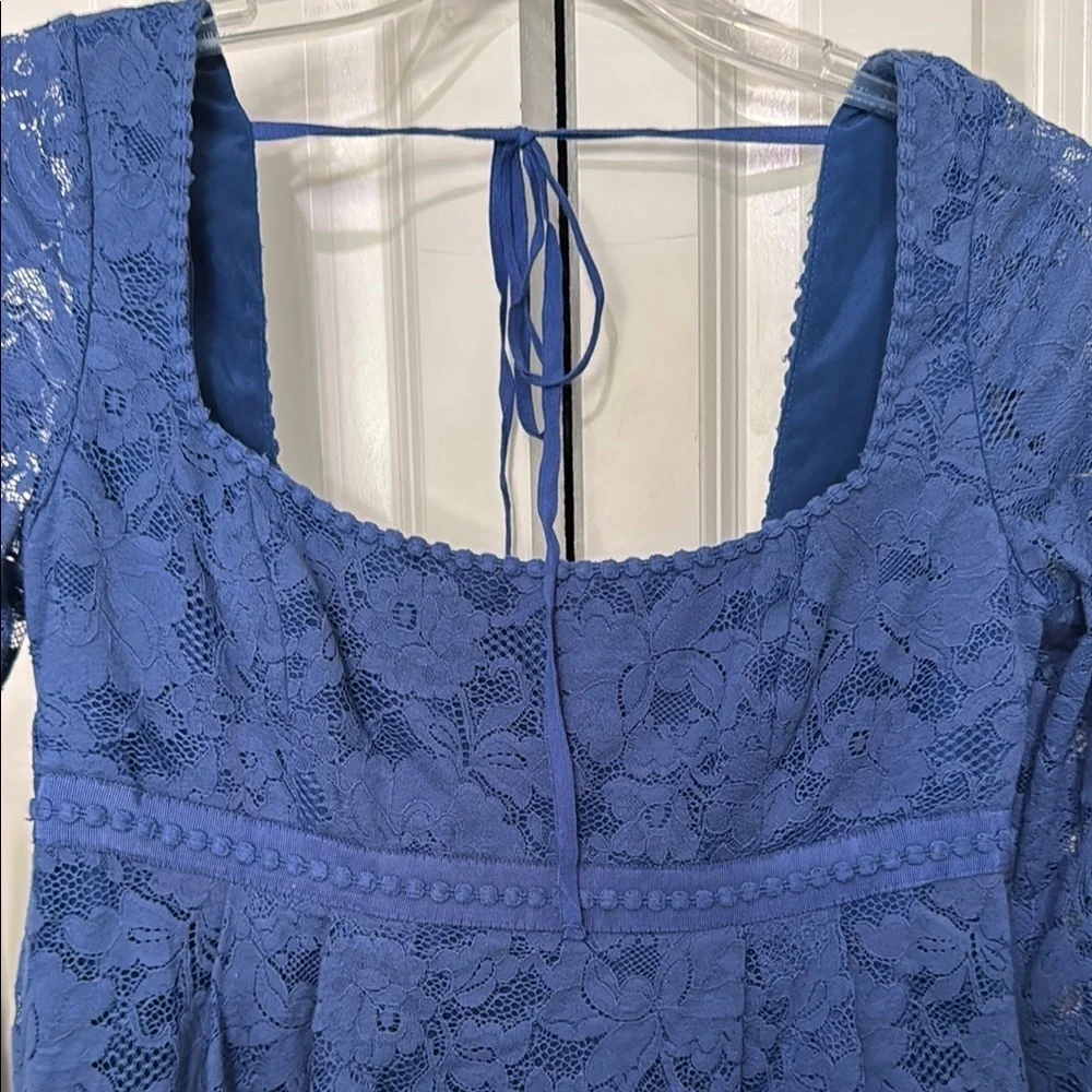 Free People Blue Lace Dress